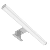 Avide LED Τετράγωνο Φωτιστικό Καθρέφτη/Τοίχου Chrome Πλαστικό 400mm NW 4000K 6W IP44